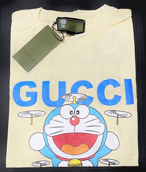 camiseta gucci doraemon|doraemon x gucci colors.